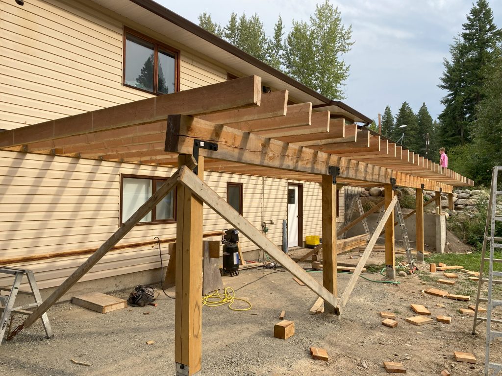 The construction of deck